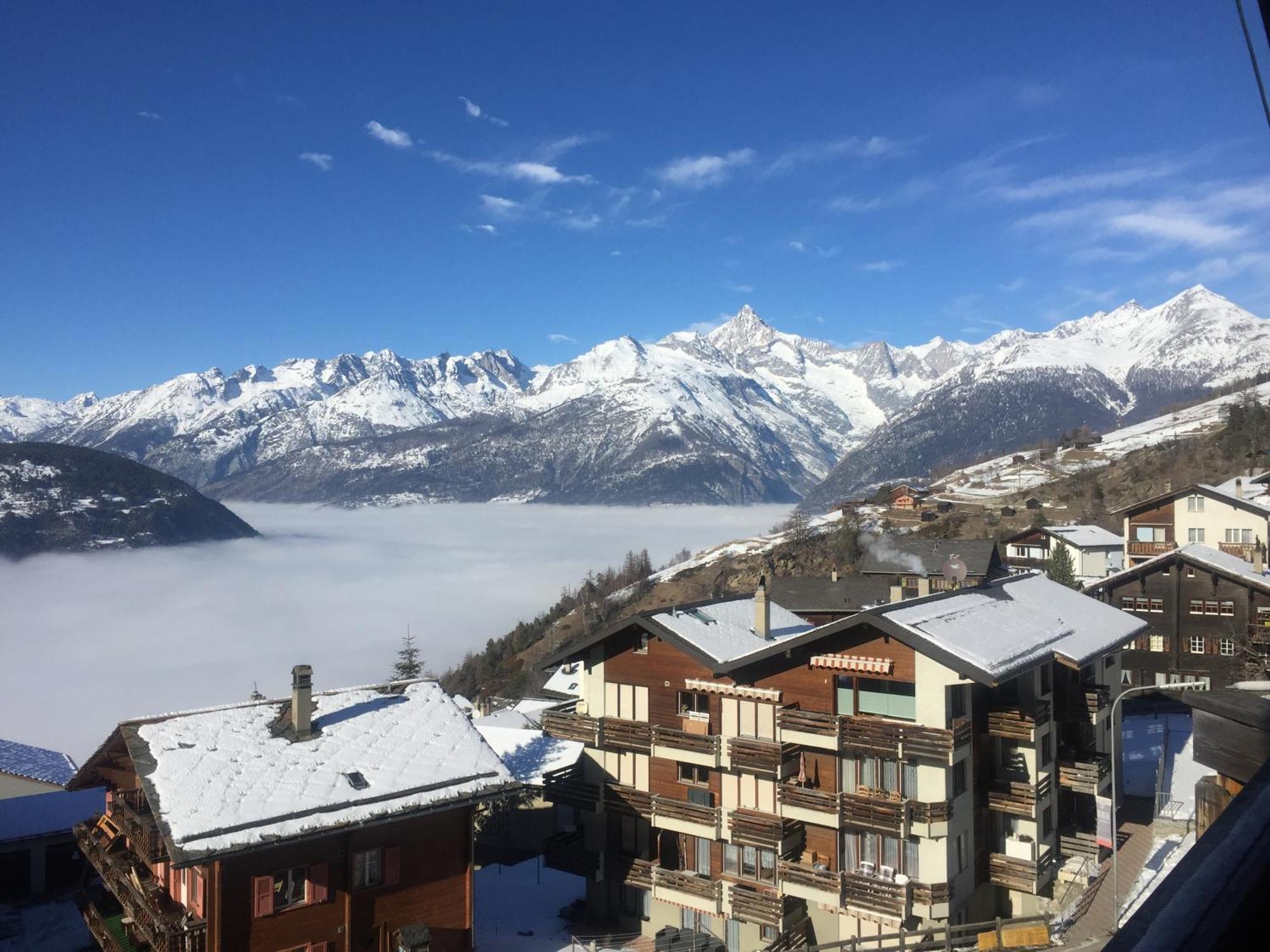 Hotel Restaurant Rothorn Visperterminen Dış mekan fotoğraf